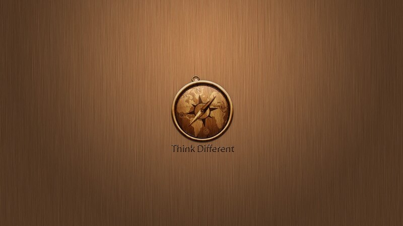 Wooden Compass — Brown