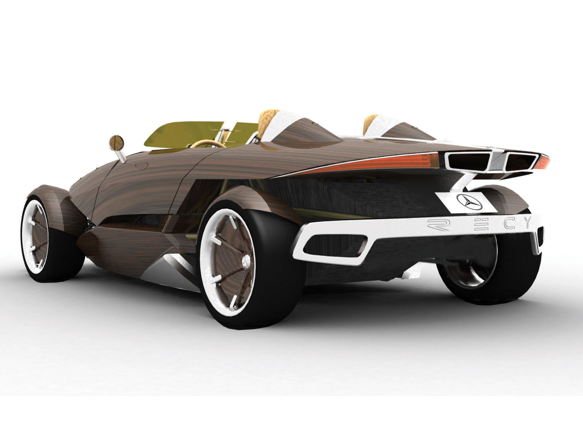wooden concept car