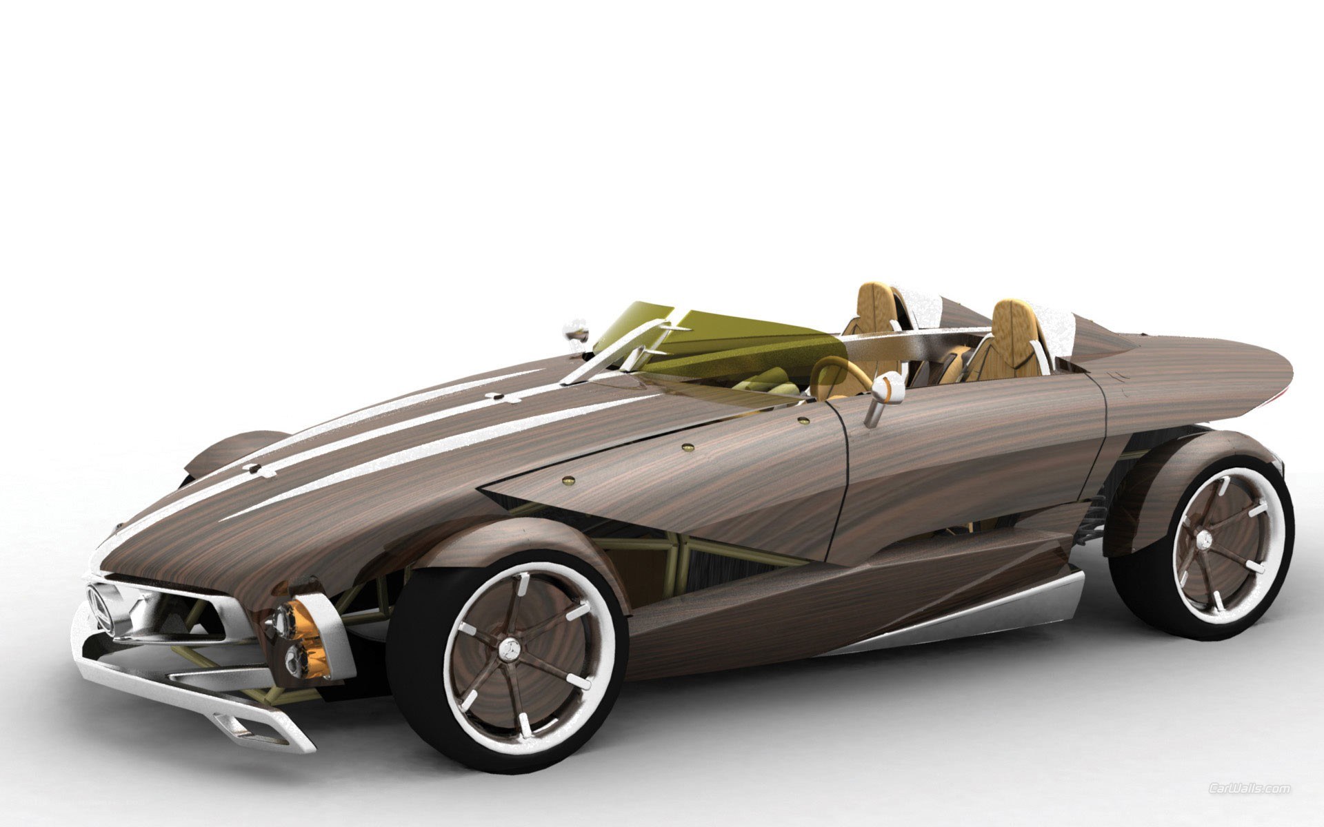 wooden concept car