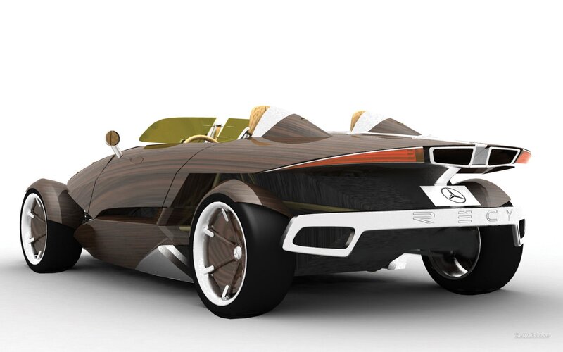 wooden concept car
