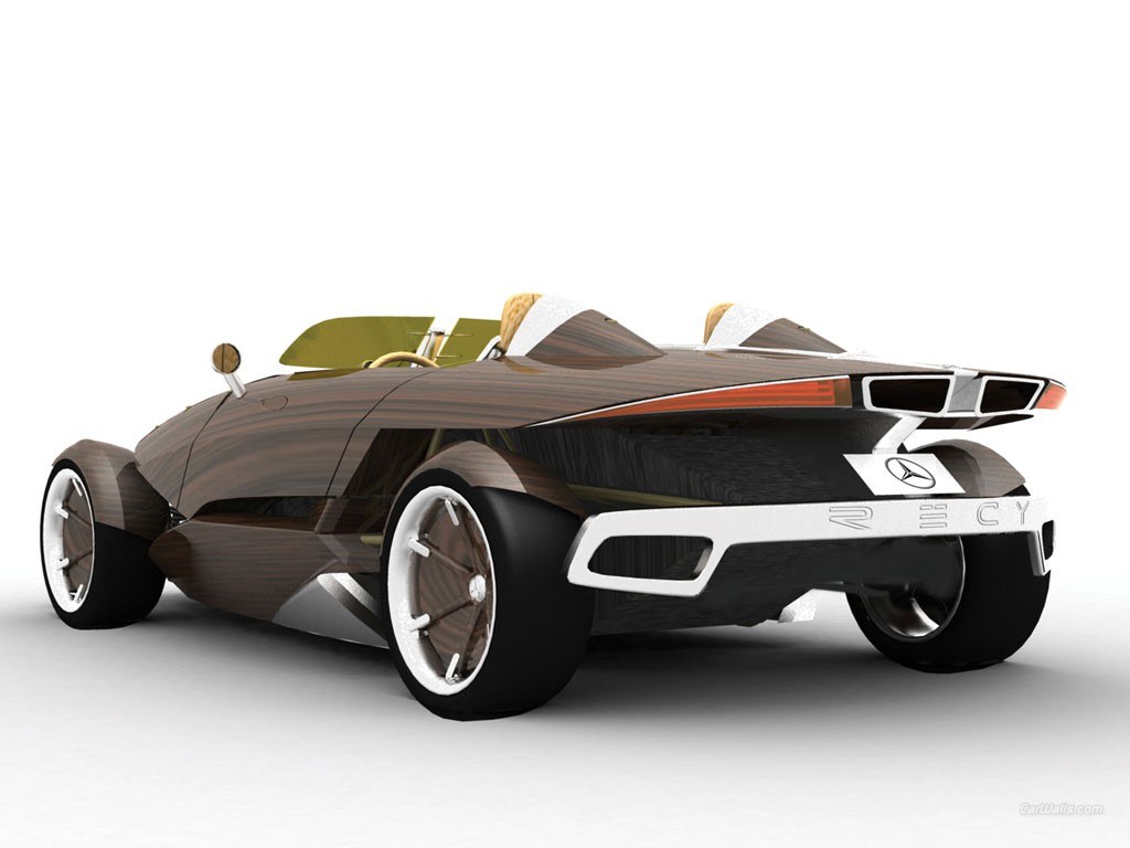 wooden concept car