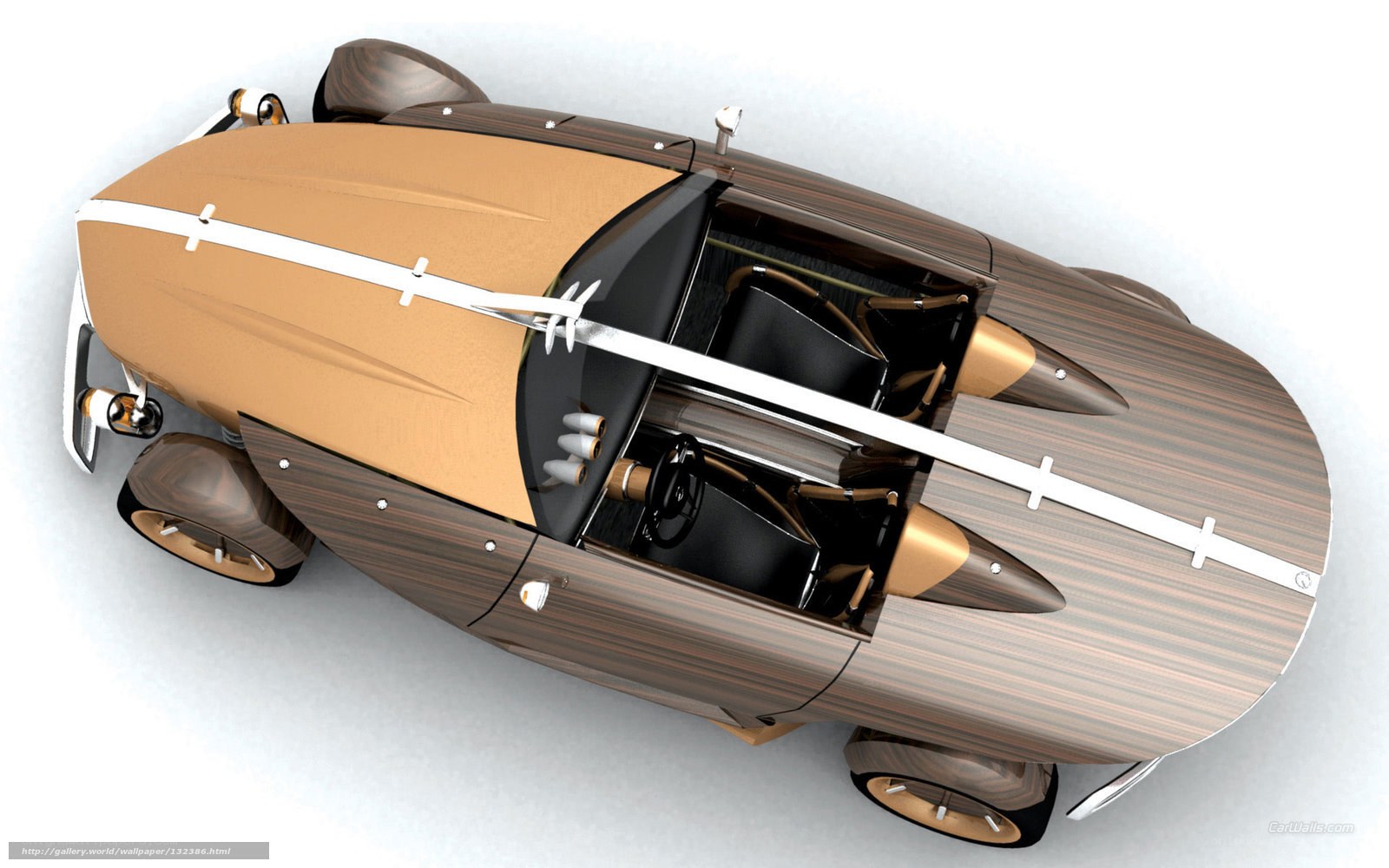wooden concept car design