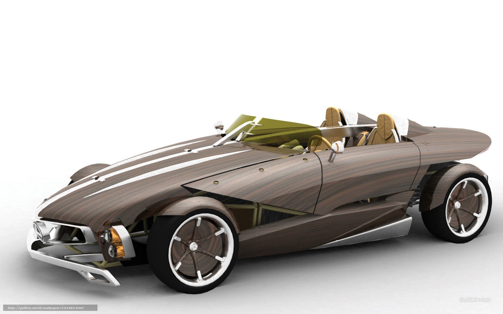 wooden concept car