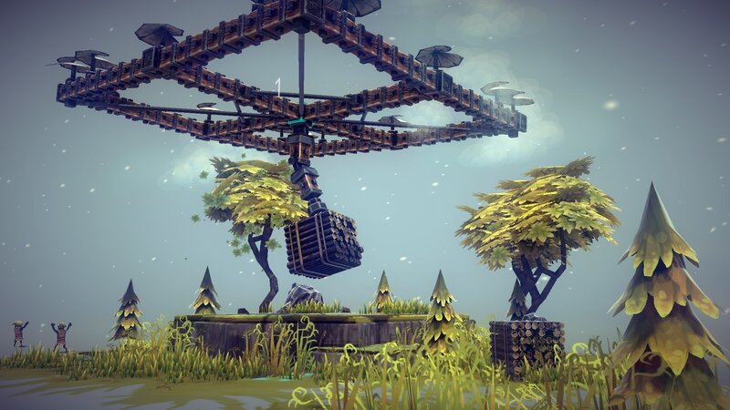 Wooden Crane Structure