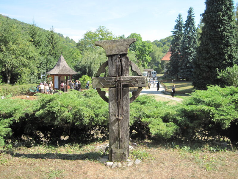 Wooden Cross Sculpture