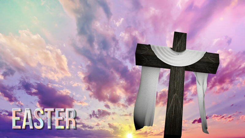 Wooden Cross with Cloth — Purple
