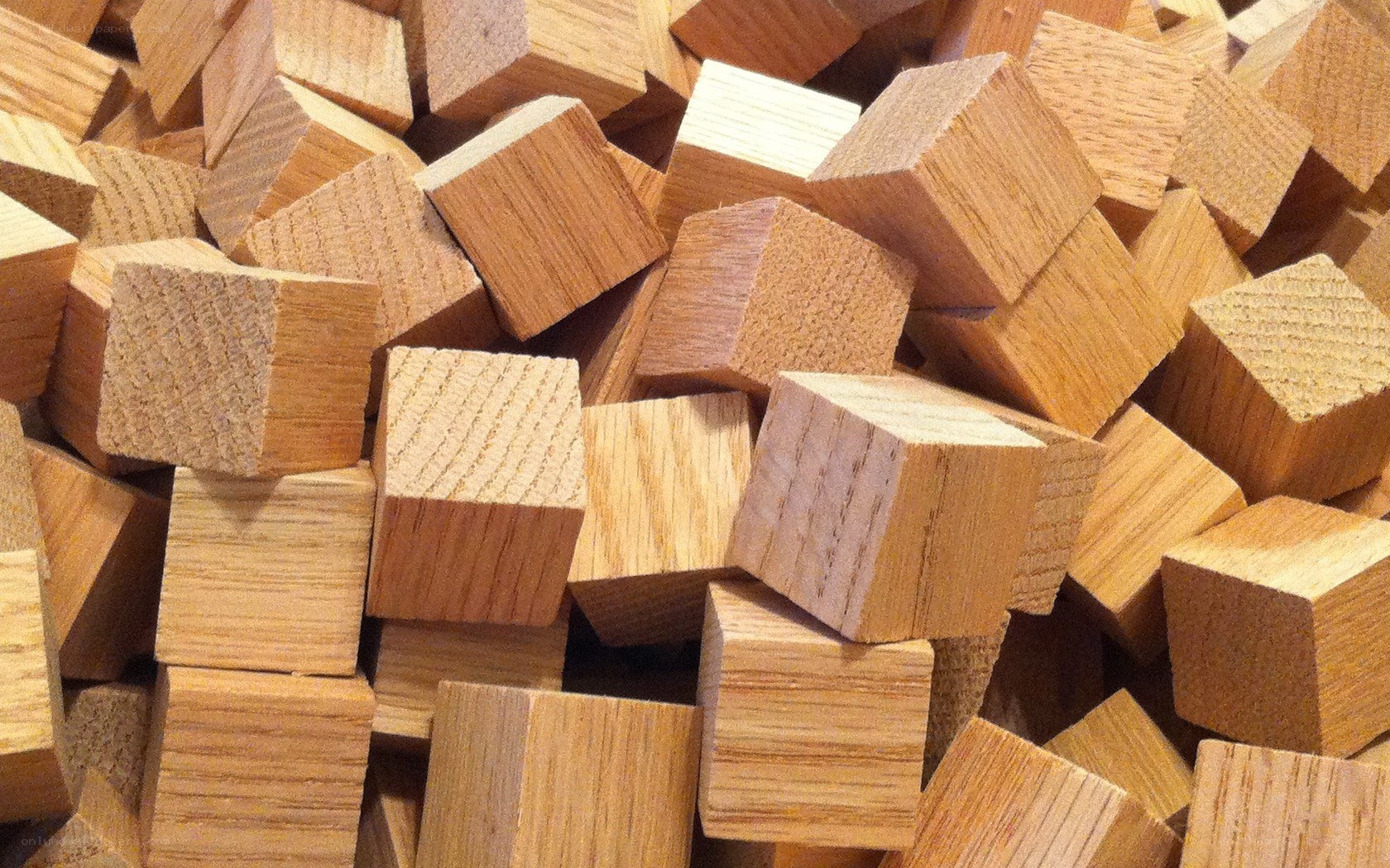 wooden cubes pile