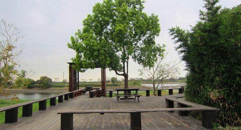 Wooden Deck by Pond