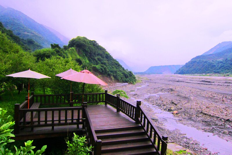 Wooden Deck by River