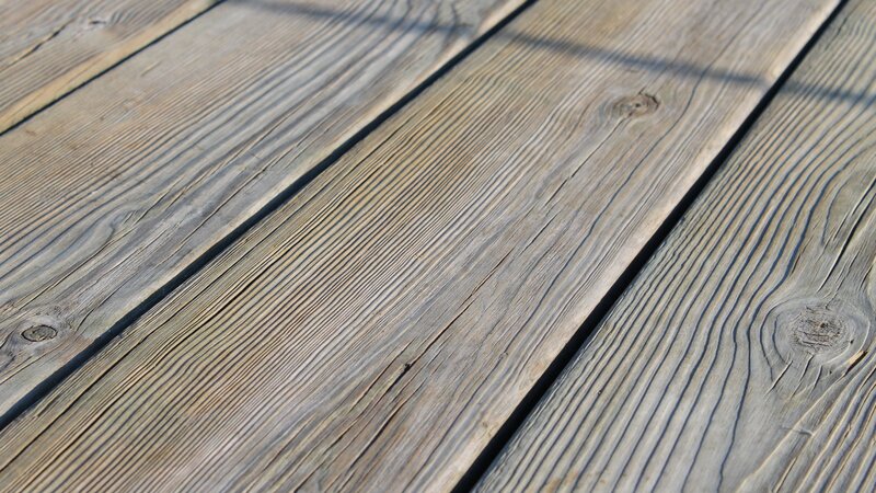 wooden deck planks