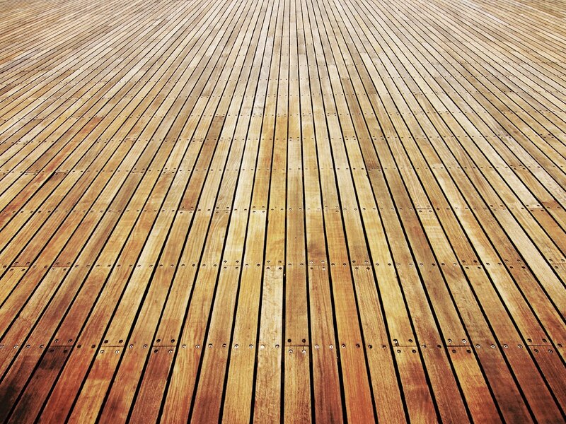 wooden deck planks