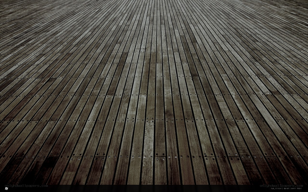 wooden deck planks