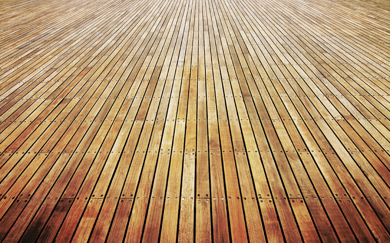 wooden deck planks