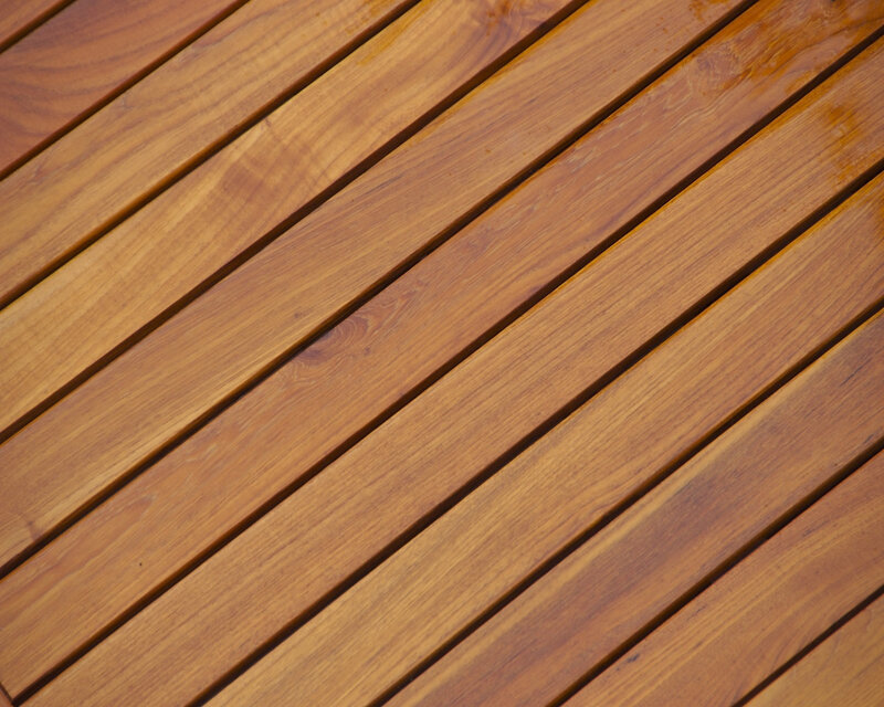 Wooden Deck Planks — Brown