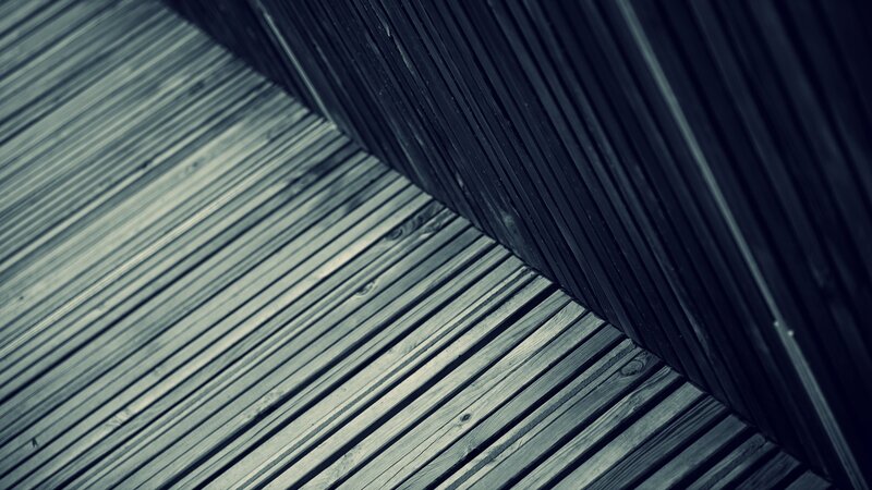 Wooden Deck Planks — Gray