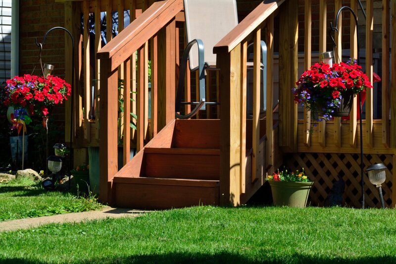Wooden Deck Stairs