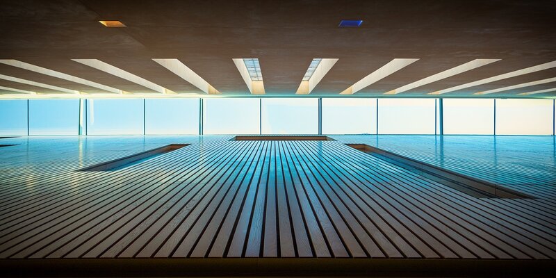 Wooden Deck with Pool