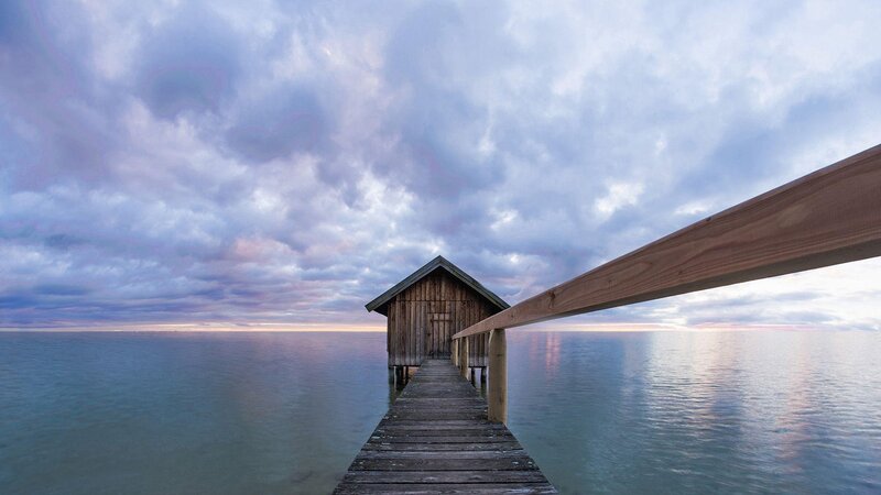 Wooden Dock and Shed
