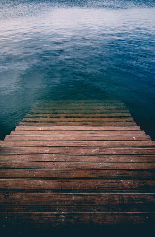 Wooden Dock in Water