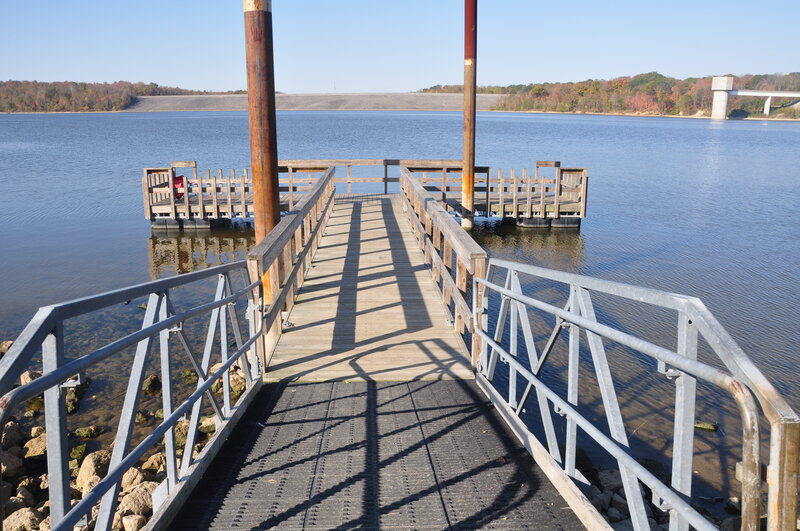 Wooden Dock on Lake