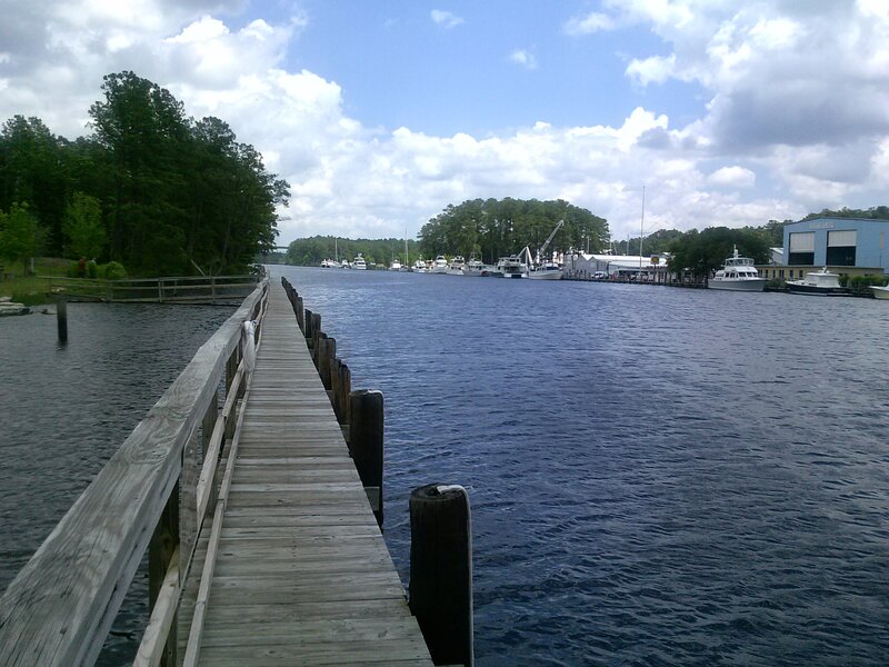 Wooden Dock on Water