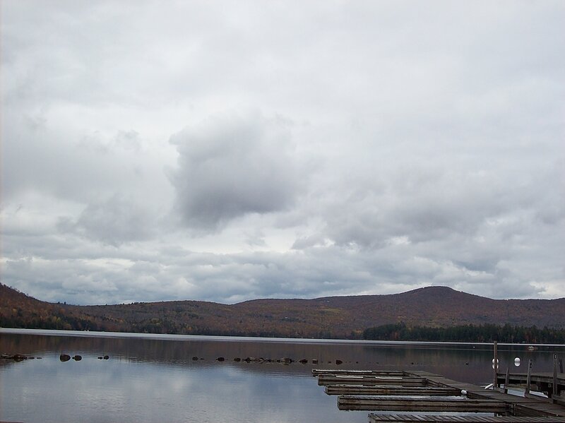 Wooden Docks on Lake