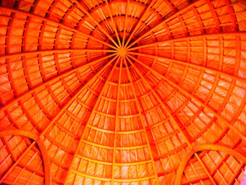 Wooden Dome Ceiling