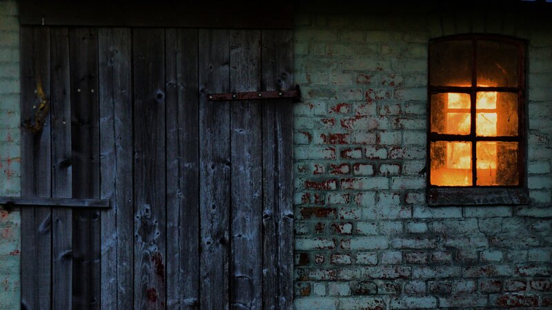 Wooden Door and Window — Brown