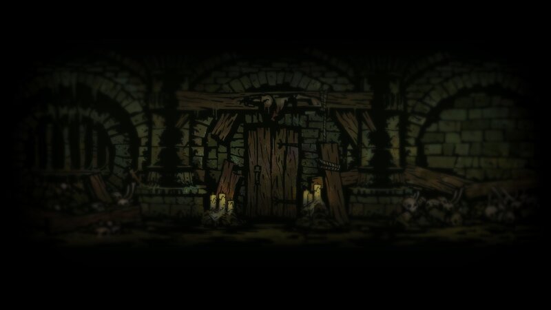 Wooden Door in Dungeon