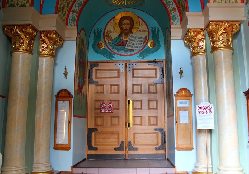 Wooden Doors in Church