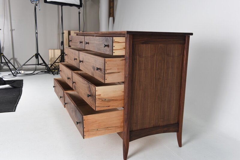 Wooden Dresser with Drawers