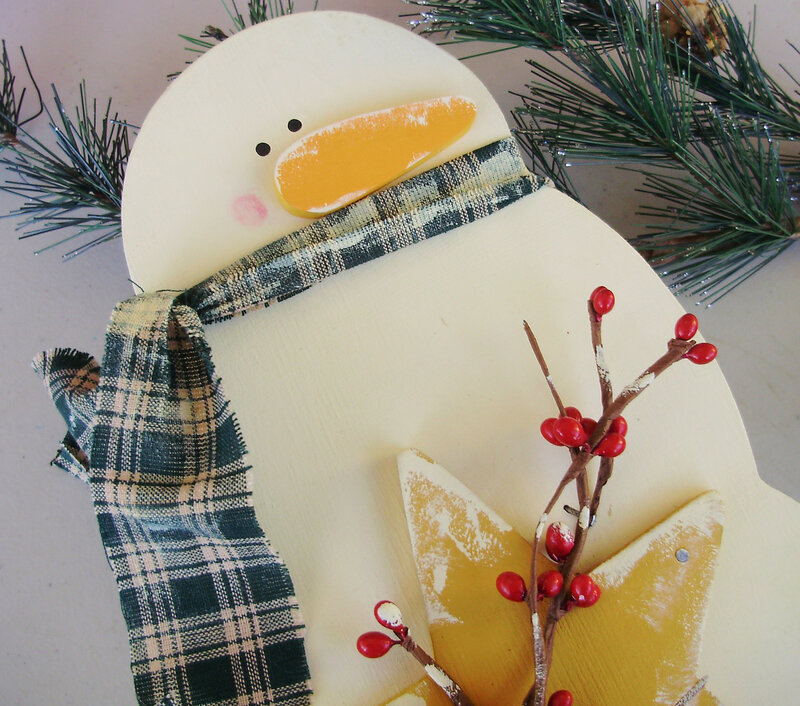 Wooden Duck Decoration