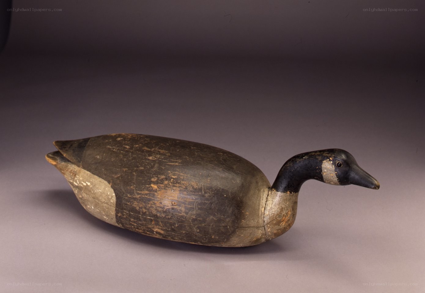 wooden duck decoy