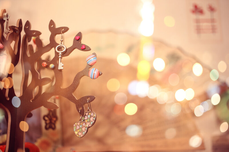 Wooden Earring Tree