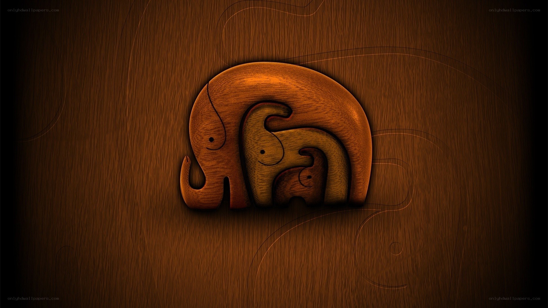 wooden elephant puzzle design