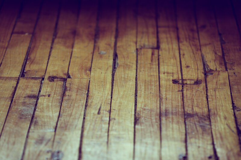 Wooden Floor Planks — Brown, Dusty