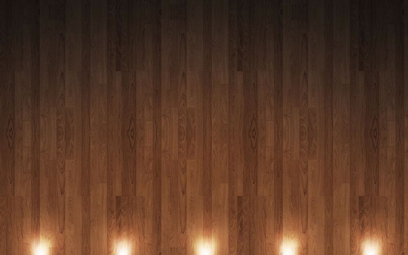 Wooden Floor with Lights — Brown