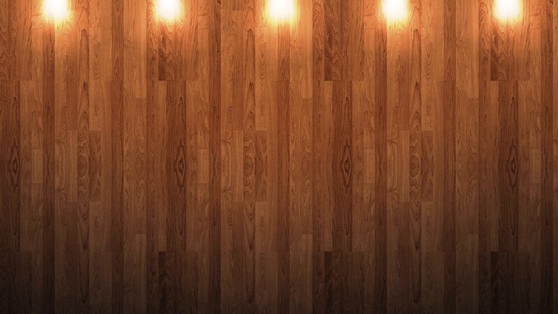 Wooden Floor with Lights — Brown, Warm