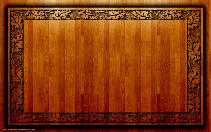 wooden floor with ornate border
