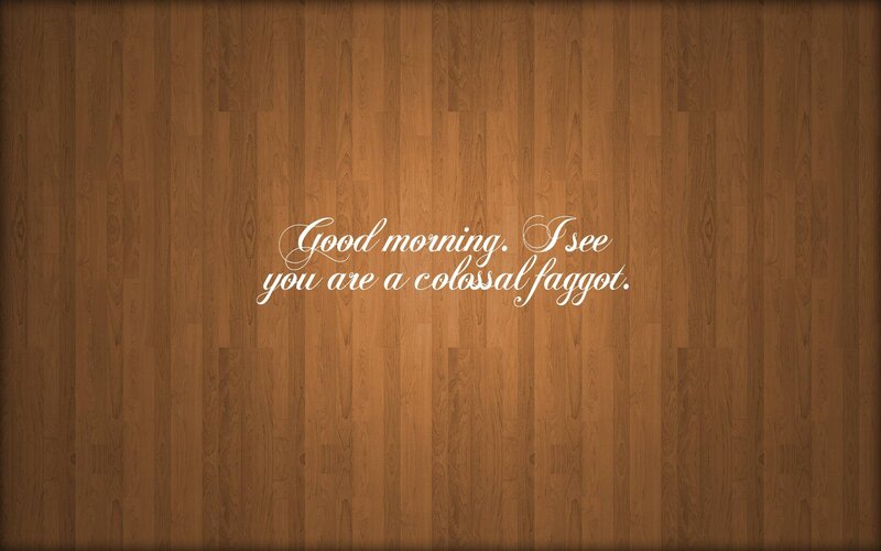 Wooden Floor with Text