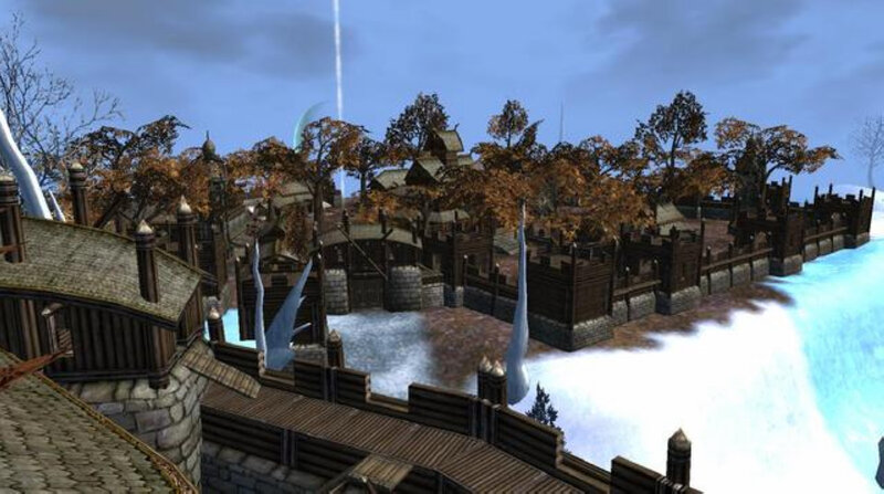 Wooden Fortress by Water