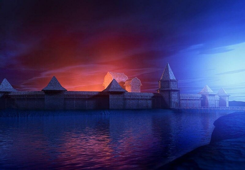 Wooden Fortress on Water