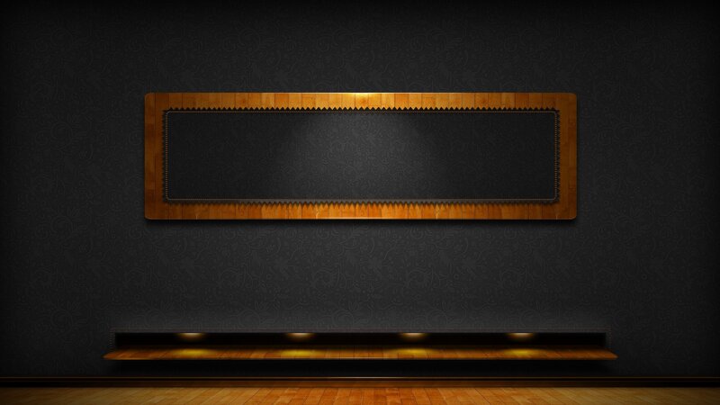 Wooden Frame on Wall