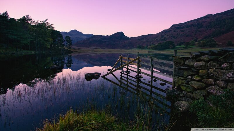Wooden Gate at Lake