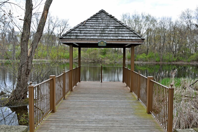Wooden Gazebo on Dock