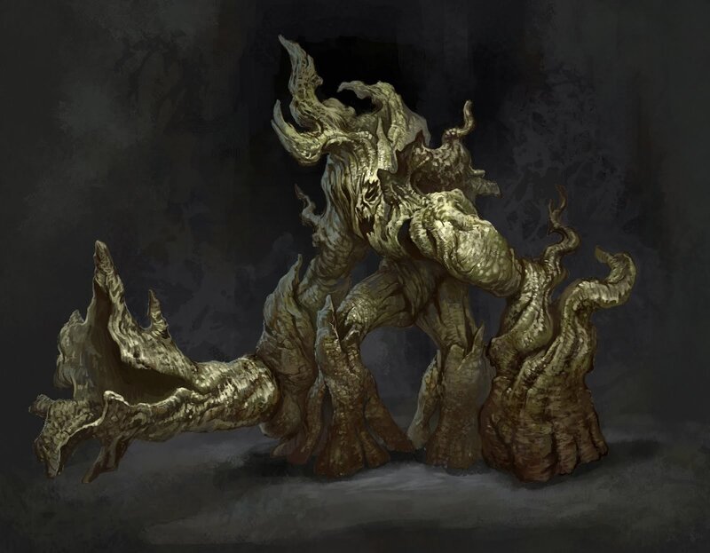 wooden golem creature