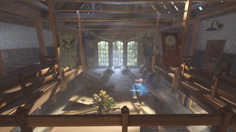 Wooden Hall Interior — Brown