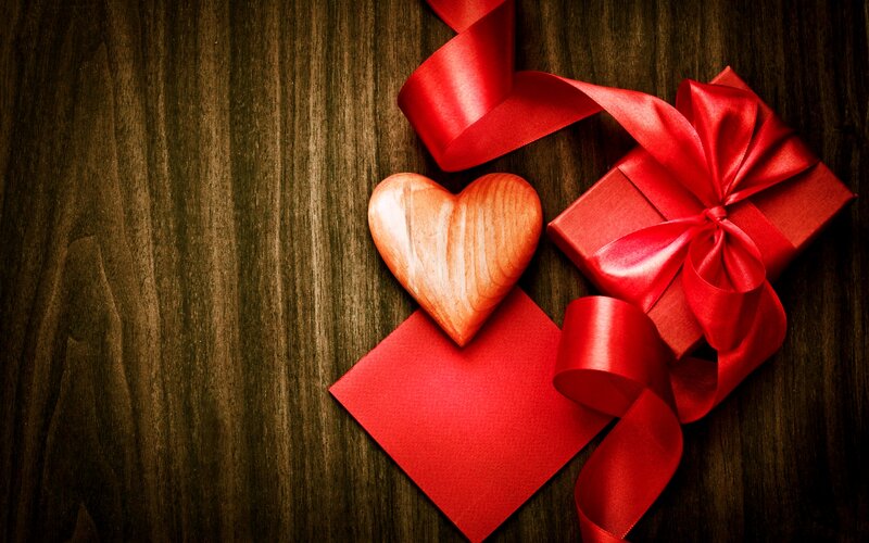 Wooden Heart and Gift