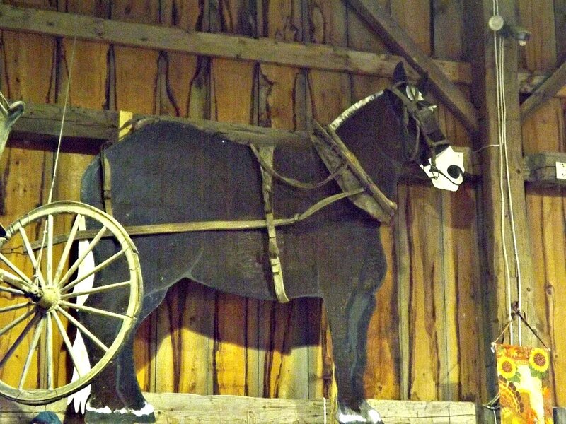 Wooden Horse Figure