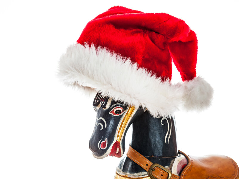 Wooden Horse Figurine